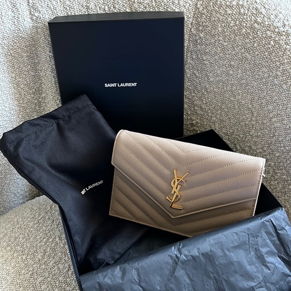 Yves Saint Laurent Handbags - Ysl Monogram Wallet on Chain